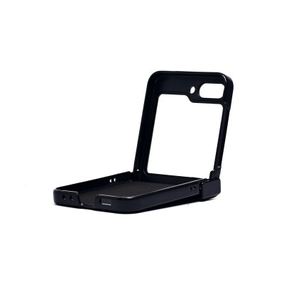 Чехол-накладка для Samsung Galaxy Flip 5 (черный) - FLIP PC тканевая текстура -3 Чехол-накладка для Samsung Galaxy Flip 5 (черный) - FLIP PC тканевая текстура -3