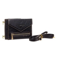 Чехол-накладка для Samsung Galaxy Flip 5 (черный) - FLIP экокожа с ремешком Чехол-накладка для Samsung Galaxy Flip 5 (черный) - FLIP экокожа с ремешком