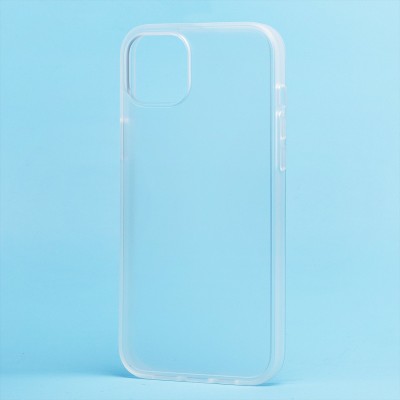 Чехол-накладка для Apple iPhone 14 Plus (серебяный) - PC035