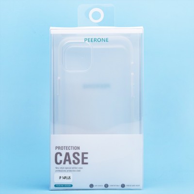 Чехол-накладка для Apple iPhone 14 Plus (серебяный) - PC035