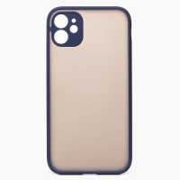 Чехол-накладка для Apple iPhone 11 (темно-синий/черный) - PC041