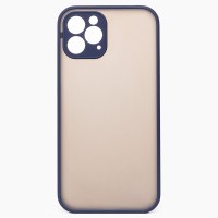 Чехол-накладка для Apple iPhone 12 Pro Max (темно-синий/черный) - PC041