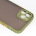 Чехол-накладка для Apple iPhone 12 Pro Max (зеленый/черный) - PC041