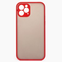 Чехол-накладка для Apple iPhone 12 Pro Max (красный/черный) - PC041