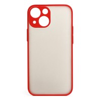 Чехол-накладка для Apple iPhone 13 mini (красный/черный) - PC041
