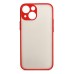 Чехол-накладка для Apple iPhone 13 mini (красный/черный) - PC041