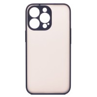 Чехол-накладка для Apple iPhone 13 Pro (темно-синий/черный) - PC041