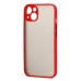 Чехол-накладка для Apple iPhone 13 (красный/черный) - PC041