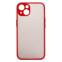 Чехол-накладка для Apple iPhone 14 (красный/черный) - PC041 Чехол-накладка для Apple iPhone 14 (красный/черный) - PC041
