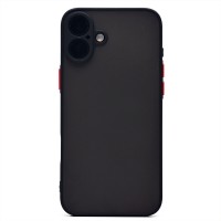 Чехол-накладка для Apple iPhone 16 Plus (черный) - PC041