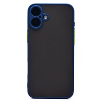 Чехол-накладка для Apple iPhone 16 Plus (темно-синий) - PC041