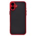 Чехол-накладка для Apple iPhone 16 Plus (красный) - PC041