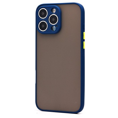 Чехол-накладка для Apple iPhone 16 Pro Max (темно-синий) - PC041 Чехол-накладка для Apple iPhone 16 Pro Max (темно-синий) - PC041