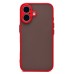 Чехол-накладка для Apple iPhone 16 (красный) - PC041