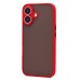 Чехол-накладка для Apple iPhone 16 (красный) - PC041