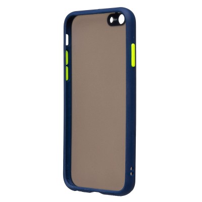 Чехол-накладка для iPhone 6S (темно-синий/черный) - PC041