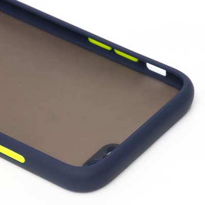 Чехол-накладка для iPhone 6S (темно-синий/черный) - PC041