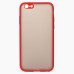 Чехол-накладка для iPhone 6S (красный/черный) - PC041