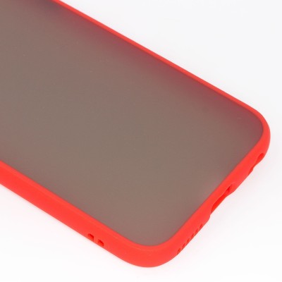 Чехол-накладка для iPhone 6S (красный/черный) - PC041