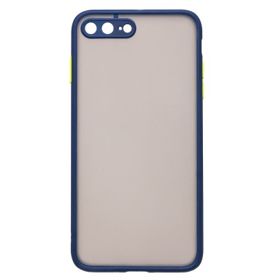 Чехол-накладка для Apple iPhone 8 Plus (темно-синий/черный) - PC041 Чехол-накладка для Apple iPhone 8 Plus (темно-синий/черный) - PC041