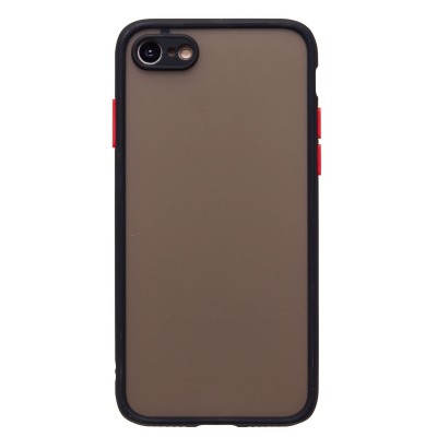 Чехол-накладка для Apple iPhone 8 (черный/черный) - PC041 Чехол-накладка для Apple iPhone 8 (черный/черный) - PC041