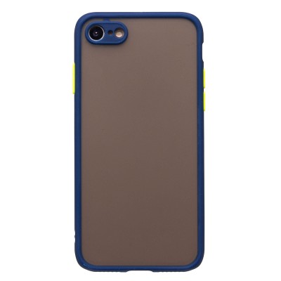 Чехол-накладка для Apple iPhone 8 (темно-синий/черный) - PC041 Чехол-накладка для Apple iPhone 8 (темно-синий/черный) - PC041
