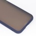 Чехол-накладка для Apple iPhone SE 2020 (темно-синий/черный) - PC041
