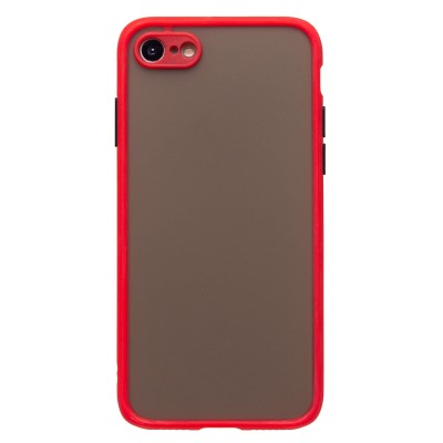 Чехол-накладка для Apple iPhone 8 (красный/черный) - PC041 Чехол-накладка для Apple iPhone 8 (красный/черный) - PC041