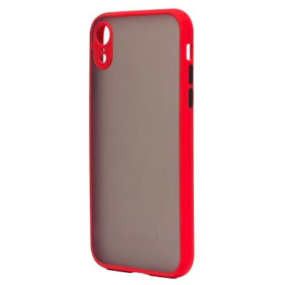 Чехол-накладка для Apple iPhone XR (красный/черный) - PC041 Чехол-накладка для Apple iPhone XR (красный/черный) - PC041