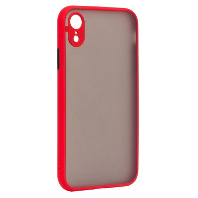 Чехол-накладка для Apple iPhone XR (красный/черный) - PC041 Чехол-накладка для Apple iPhone XR (красный/черный) - PC041