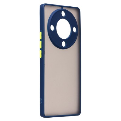 Чехол-накладка для Huawei Honor X9a (темно-синий/черный) - PC041