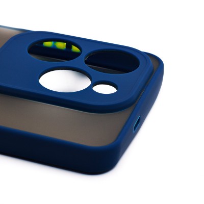 Чехол-накладка для Infinix Hot 40 Pro (темно-синий) - PC041