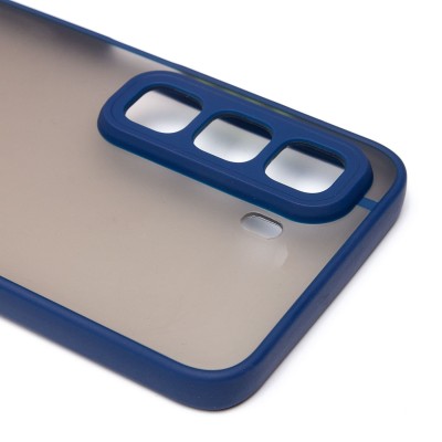Чехол-накладка для Infinix Hot 50 5G (темно-синий) - PC041