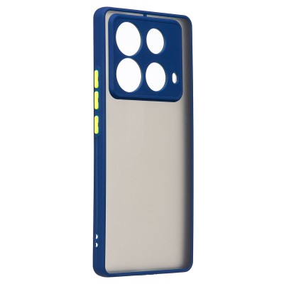 Чехол-накладка для Infinix Note 40 (темно-синий) - PC041