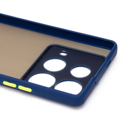 Чехол-накладка для Infinix Note 40 (темно-синий) - PC041