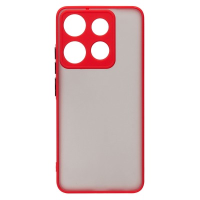 Чехол-накладка для Infinix Smart 7 Global (X6515) (красный) - PC041 Чехол-накладка для Infinix Smart 7 Global (X6515) (красный) - PC041