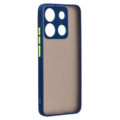 Чехол-накладка для Infinix Smart 7 Plus (темно-синий) - PC041 Чехол-накладка для Infinix Smart 7 Plus (темно-синий) - PC041