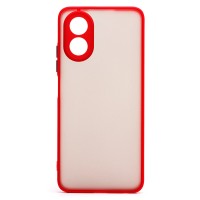 Чехол-накладка для OPPO A38 (красный/черный) - PC041
