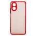 Чехол-накладка для OPPO A18 (красный/черный) - PC041