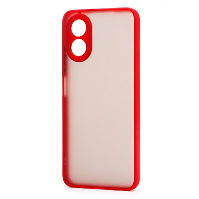 Чехол-накладка для OPPO A18 (красный/черный) - PC041