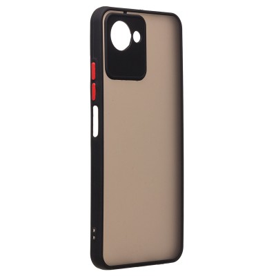 Чехол-накладка для OPPO realme C30 (черный/черный) - PC041