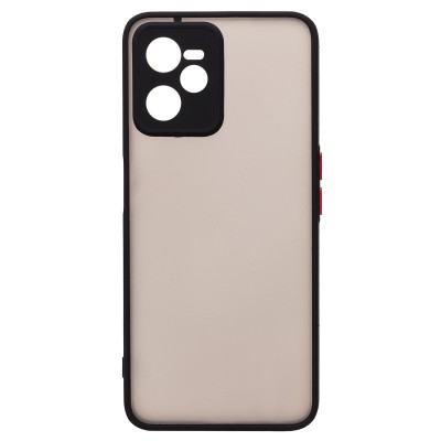 Чехол-накладка для OPPO realme C35 (черный/черный) - PC041 Чехол-накладка для OPPO realme C35 (черный/черный) - PC041