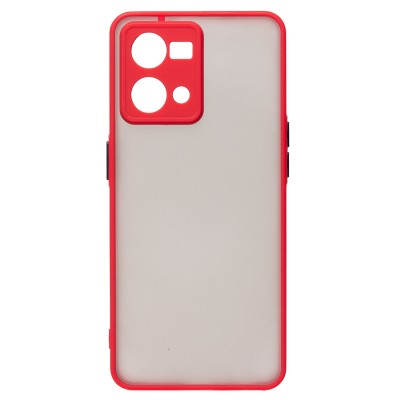 Чехол-накладка для OPPO Reno 7 (красный) - PC041 Чехол-накладка для OPPO Reno 7 (красный) - PC041