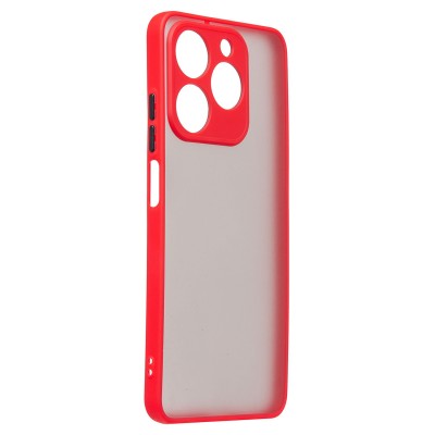 Чехол-накладка для Realme C63 4G (красный) - PC041