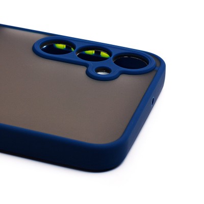 Чехол-накладка для Samsung Galaxy A25 5G (темно-синий) - PC041