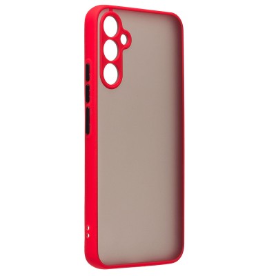 Чехол-накладка для Samsung Galaxy A34 (красный/черный) - PC041