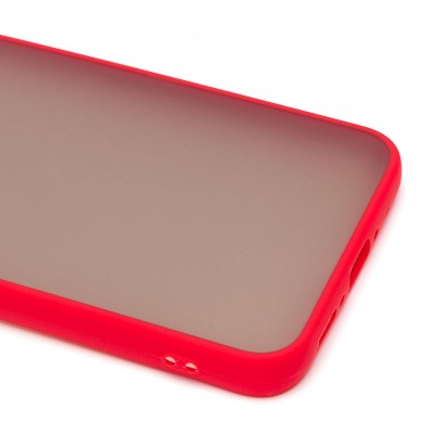 Чехол-накладка для Samsung Galaxy A34 (красный/черный) - PC041