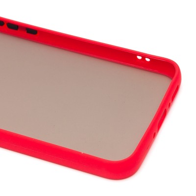 Чехол-накладка для Samsung Galaxy A34 (красный/черный) - PC041