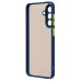 Чехол-накладка для Samsung Galaxy A36 5G (темно-синий) - PC041