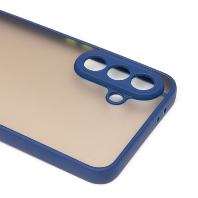 Чехол-накладка для Samsung Galaxy A36 5G (темно-синий) - PC041